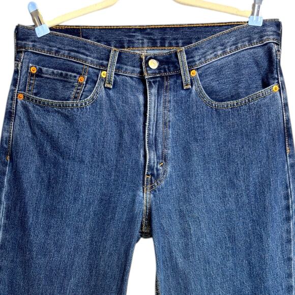Levis 550 Jeans Relaxed Straight 34x34 Stonewash 4886 Cotton Casual Retro Skater - Picture 5 of 16